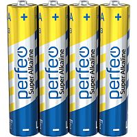Элемент питания Perfeo LR03/4SH Super Alkaline (4/60/960) (PF LR03/4SH)