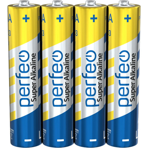 Элемент питания Perfeo LR03/4SH Super Alkaline (4/60/960) (PF LR03/4SH)
