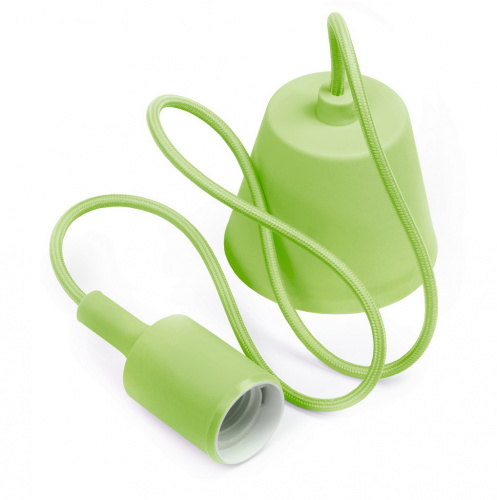 Подвес SMARTBUY с патроном E27, 1 м, зеленый (1/50) (SBE-CLHE27s-g)