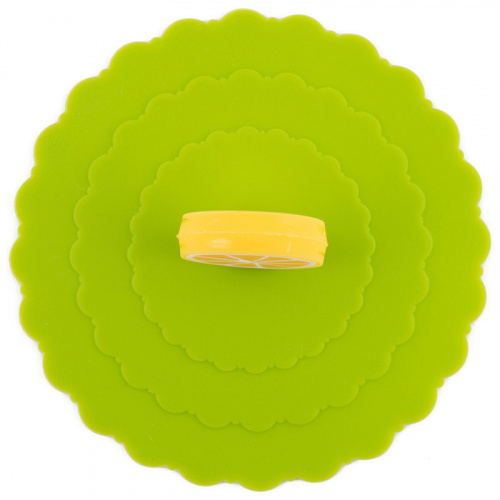 Крышка-присоска для кружек, чашек и банок FRESCO (силикон) (1/20/500) (007241) фото 2 Крышка-присоска для кружек, чашек и банок FRESCO (силикон) (1/20/500) (007241) фото 2