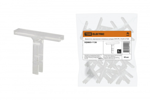 Держатель маркировки клеммных колодок ЗНН (Ph-C KLM-A) TDM (1/50/1000) (SQ0803-1126)