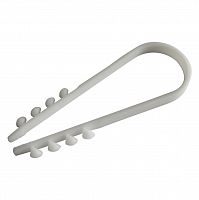 Дюбель-хомут SMARTBUY для круглого кабеля 19x25 мм нейлон белый (ЦЕНА за упаковку=100шт) (SBE-CJ-25-Вт ) (1/10/150) (SBE-CJ-25-w)