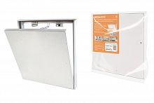 Люк под плитку, алюминиевый, съемный, нажимной, ограничитель-цепочка, 200х400, TDM (1/1) (SQ1807-0602)