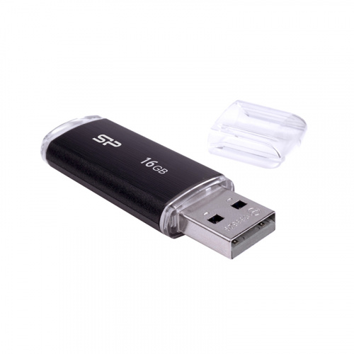 Флеш-накопитель USB 16GB Silicon Power Ultima U02 чёрный (SP016GBUF2U02V1K) фото 6 Флеш-накопитель USB 16GB Silicon Power Ultima U02 чёрный (SP016GBUF2U02V1K) фото 6