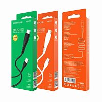 Кабель USB - Type-C Borofone BX37, Wieldy, 1.0м, круглый, 3.0A, силикон, цвет: белый (1/360) (6931474720900)