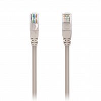 Патч-корд литой Smartbuy UTP Кат.5е 5м серый (K-0950-100)/100/