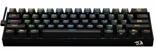 Клавиатура беспроводная REDRAGON Draconic RU,RGB, bluetooth 5.0, черная (1/20) (77696) фото 4