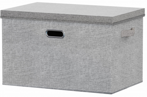 Короб для хранения DEFENDER HOME Tesoro серый, 44*29*30 см (1/10) (28520)