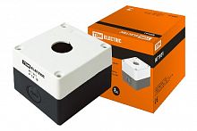 Корпус КП101 для кнопок 1место белый TDM (SQ0705-0001)
