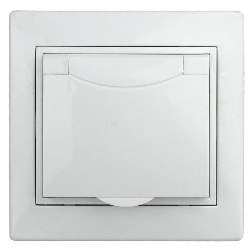 Розетка INTRO 2P+E Schuko с крышкой, 16АХ-250В, скрытой установки, Plano, белый (1/10/100/1000) (Б0027611) фото 10 Розетка INTRO 2P+E Schuko с крышкой, 16АХ-250В, скрытой установки, Plano, белый (1/10/100/1000) (Б0027611) фото 10