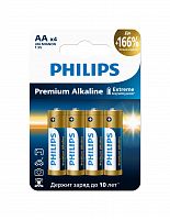 Элемент питания PHILIPS LR6M4W/51 АА алкалин 1,5v LR6 4BL Premium (4/48/144/17280) (Б0069085)