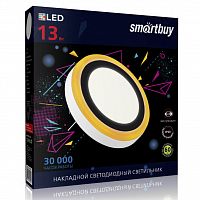Светильник светодиодный SMARTBUY SBL1-DLB-13-65K-O-IP20, с оранжевой подсветкой
