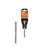 Бур по бетону, 8×110×50 мм, SDS-Plus, 4 резца, пластиковый держатель, 1 шт, "Рубин" TDM (1/200) (SQ1094-0204)