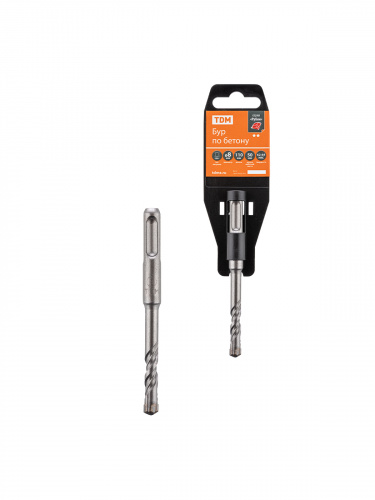 Бур по бетону, 8×110×50 мм, SDS-Plus, 4 резца, пластиковый держатель, 1 шт, "Рубин" TDM (1/200) (SQ1094-0204) Бур по бетону, 8×110×50 мм, SDS-Plus, 4 резца, пластиковый держатель, 1 шт, "Рубин" TDM (1/200) (SQ1094-0204)