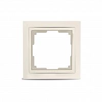 Рамка SMARTBUY 1-местная пластик бежевая "Нептун" (SBE-05i-Plastic-FR-1)