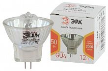 Лампа ЭРА галогенная GU4-MR11-50W-12V-30CL GU4 50Вт софит теплый белый свет (1/300) (Б0044749)