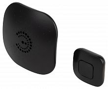 Звонок дверной ЭРА BIONIC Black беспроводной, черный, 6 мелодий (1/60) (Б0054779)