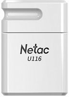 Флеш-накопитель USB  4GB  Netac  U116  белый (NT03U116N-004G-20WH)