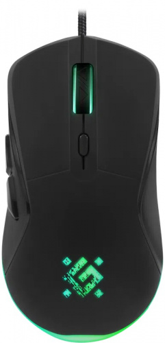 Мышь проводная игровая DEFENDER Arga GM-049 черн,радуж,6кн,3600dpi,+ковер (1/21) (52049) фото 3