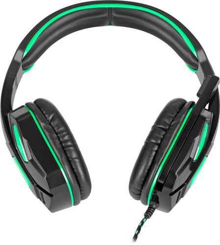 Гарнитура DEFENDER Warhead G-275 зеленый/черный, шнур 1,8 м. (1/20) (64122) фото 6