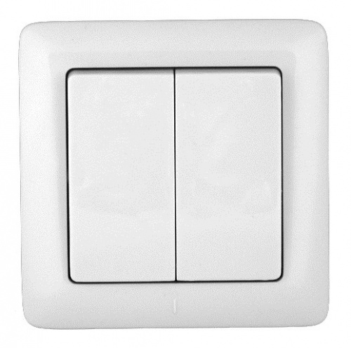 Выключатель 2-кл. С/У ХИТ 6А IP20 250В бел. Systeme Electric VS56-234-B (1/96) Выключатель 2-кл. С/У ХИТ 6А IP20 250В бел. Systeme Electric VS56-234-B (1/96)