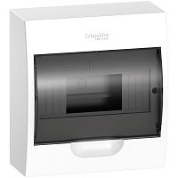 Бокс О/У EASY9 навесн. с прозр. дверью 1ряд 8мод. Systeme Electric EZ9E108S2SRU (1/4)