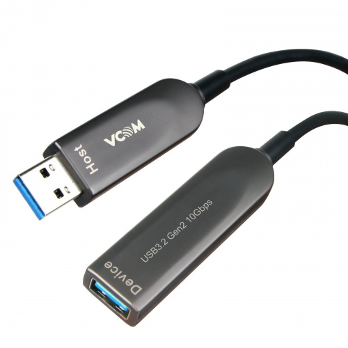 Активный оптический кабель USB3.2 Extention AM-AF 10м VCOM <D3730-10.0> фото 4 Активный оптический кабель USB3.2 Extention AM-AF 10м VCOM <D3730-10.0> фото 4