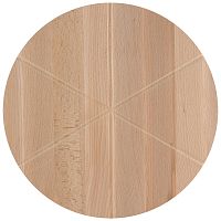 Доска разделочная для пиццы, бук 32х1,5см. 6 кусков (1/20) (986047)