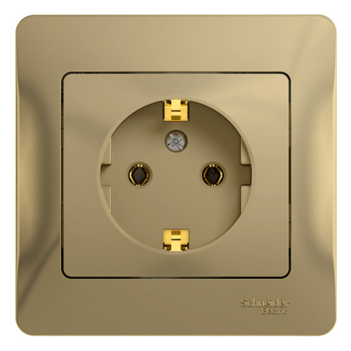 Розетка 1-м С/У GLOSSA 16А IP20 с заземл. в сборе титан Systeme Electric GSL000442 (1/15/90) Розетка 1-м С/У GLOSSA 16А IP20 с заземл. в сборе титан Systeme Electric GSL000442 (1/15/90)