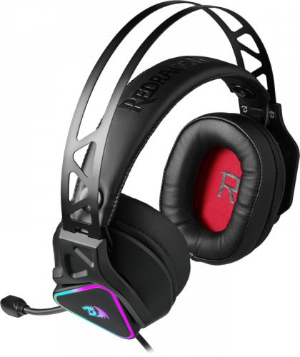 Гарнитура игровая REDRAGON Cadmus RGB, звук 7.1, USB, черный (1/10) (70712) фото 5