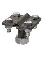 Зажим прута с болтовым креплением к муфте 4-х болтовой, прут Ø6-10 мм, М16, термодиффузия TDM (1/30) (SQ2401-0042)