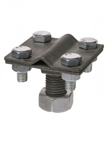 Зажим прута с болтовым креплением к муфте 4-х болтовой, прут Ø6-10 мм, М16, термодиффузия TDM (1/30) (SQ2401-0042) Зажим прута с болтовым креплением к муфте 4-х болтовой, прут Ø6-10 мм, М16, термодиффузия TDM (1/30) (SQ2401-0042)