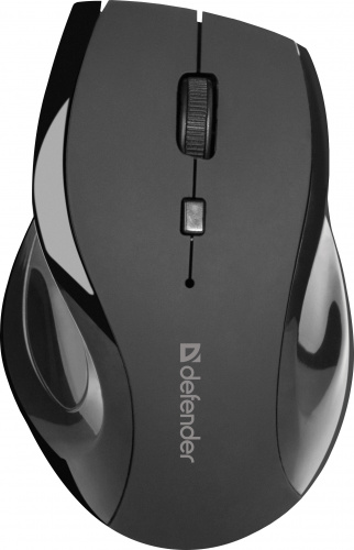Беспроводная мышь DEFENDER Accura MM-295, 6 кнопок, 800-1600 dpi, USB, черный (1/40) (52295) фото 5