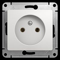 Механизм розетки 1-м С/У GLOSSA 16А IP20 без заземл. механизм бел. Systeme Electric GSL000141 (1/20/160)