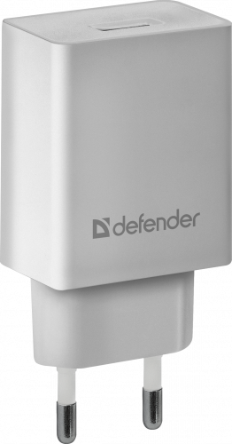 Блок питания сетевой 1 USB DEFENDER UPA-21, 5V/2.1А, белый (1/50) (83571) фото 2