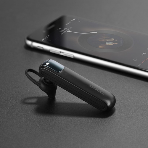 Гарнитура bluetooth HOCO E37 Gratified business, цвет: чёрный (1/19/190) (6957531091554) фото 5