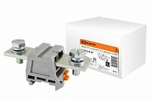 Клемма болтовая силовая КБС-095 кв.мм. серая 230А TDM (SQ0833-0107)