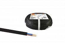 Провод НАРОДНЫЙ ШВВПмб 2х0,5 (10м), черный (1/10/10) (SQ0120-0153)