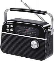 Радиоприёмник DEFENDER Vega 5Вт FM/AM/SW/BT/USB/TF/1200мАч, черный (1/9) (65079)
