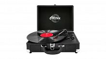 Виниловый проигрыватель RITMIX LP-120B Black, 3 скорости; Функция автостоп; Bluetooth; 3.5mm AUX IN (1/3) (80001170)