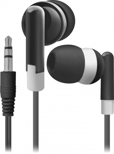 Наушники внутриканальные DEFENDER Basic 617 вакуумные, шнур 1,1 м, черные (1/200) (63617) фото 3