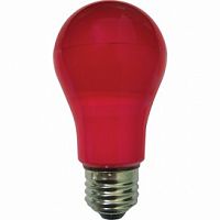 Лампа светодиодная ECOLA classic color 8,0W A55 220V E27 Red Красная 360° (композит) 108x55 (10/50) (K7CR80ELY)