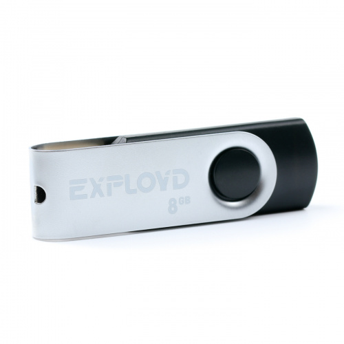 Флеш-накопитель USB 8GB Exployd 530 чёрный (EX008GB530-B) фото 3 Флеш-накопитель USB 8GB Exployd 530 чёрный (EX008GB530-B) фото 3