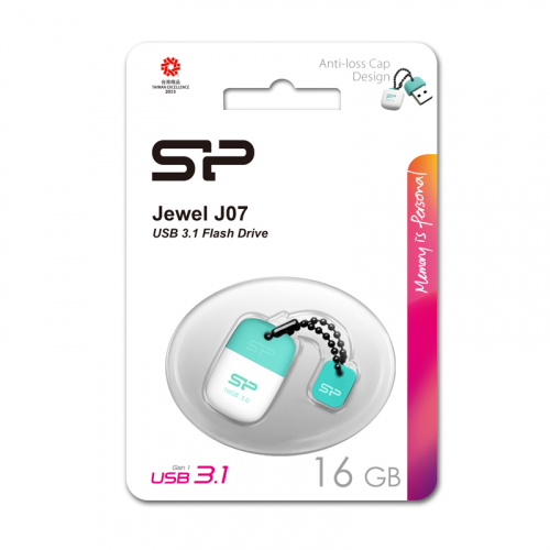 Флеш-накопитель USB 3.0  64GB  Silicon Power  Jewel J07  синий (SP064GBUF3J07V1B) фото 9