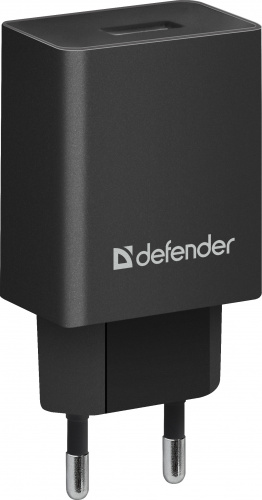 Блок питания сетевой 1 USB DEFENDER EPA-10, черный, 5V/2.1А, пакет (1/50/200) (83572) фото 3