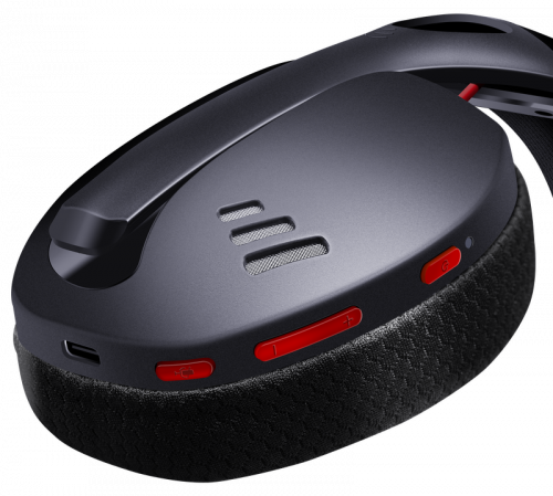 Гарнитура беспроводная  REDRAGON Ire Pro б.п.(BT,2.4G), черный (1/10) (71535) фото 2