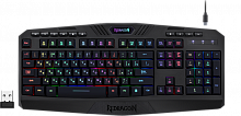 Клавиатура беспроводная REDRAGON Harpe Wireless б.п.2.4G , RGB, черная (1/10) (78121)