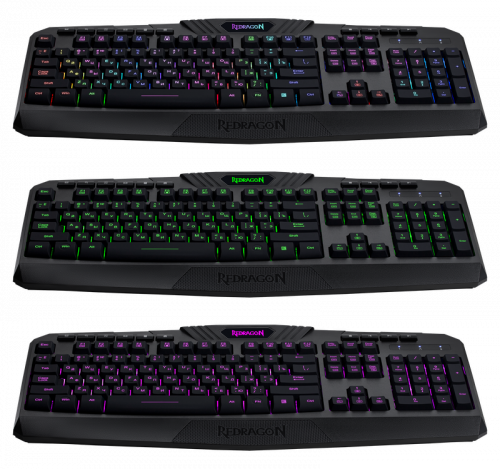 Клавиатура беспроводная REDRAGON Harpe Wireless б.п.2.4G , RGB, черная (1/10) (78121) фото 4
