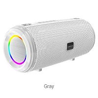 Колонка портативная Borofone BR13 Young, Bluetooth, 1200 мАч, 5Вт*2, серый (1/30) (6931474738844)