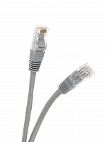 Патч-корд литой TELECOM UTP Кат. 5е, серый, 0.5 м. (1/500) (NA102--0.5M)
